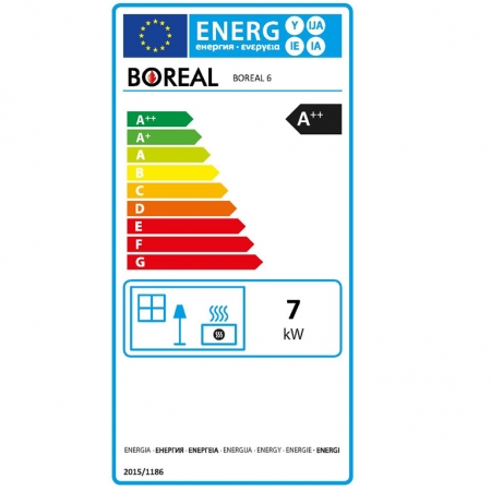 Salamandra A Pellets Boreal 6kw Smartfire Loja Online